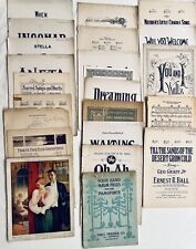 Early 1900s - 1950s Vintage Sheet Music | Ephemera Various Condition [Lot Of 24] picture