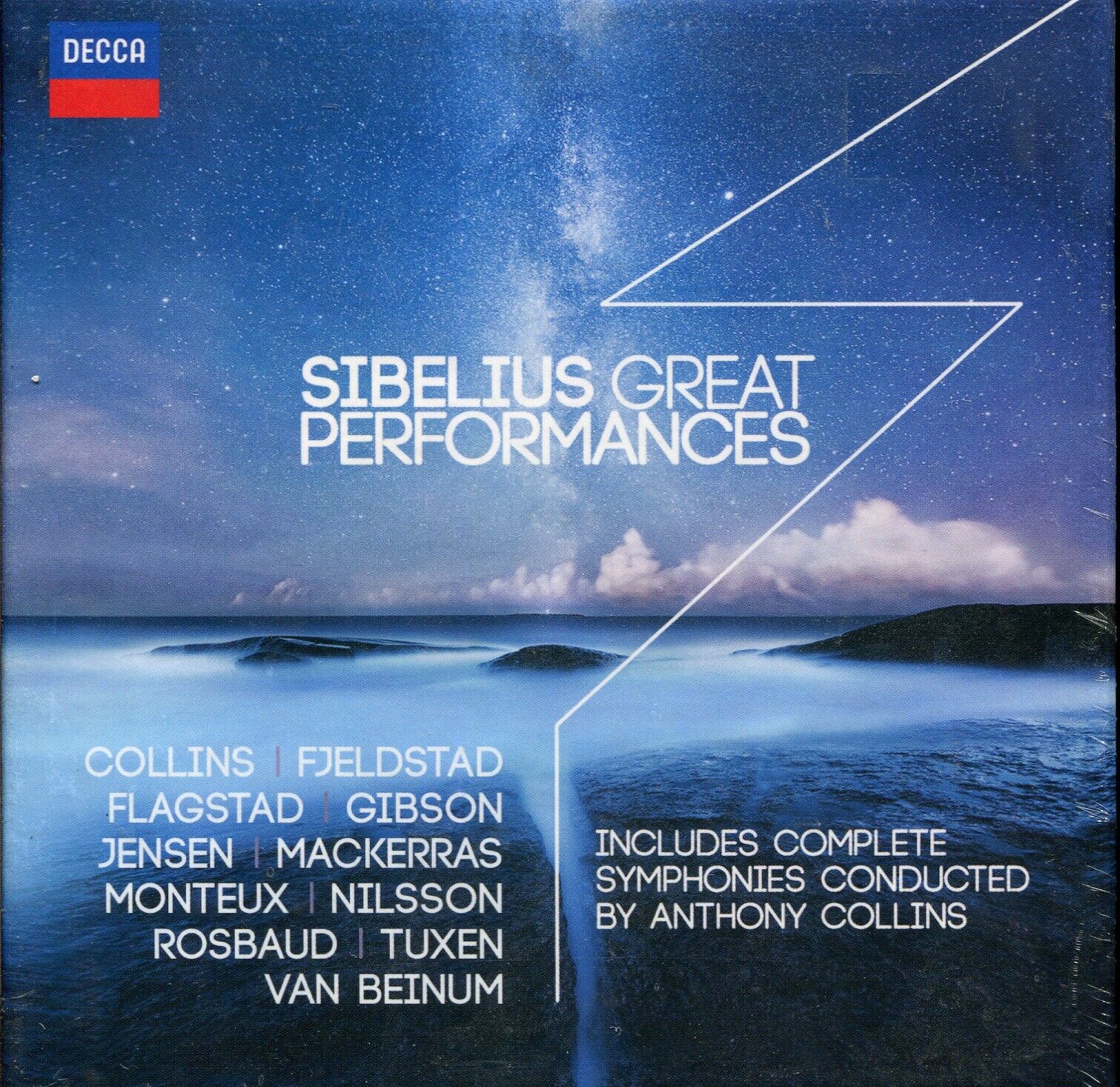 Sibelius Great Performances CD NEW Anthony Collins Fjeldstad Flagstad Gibson