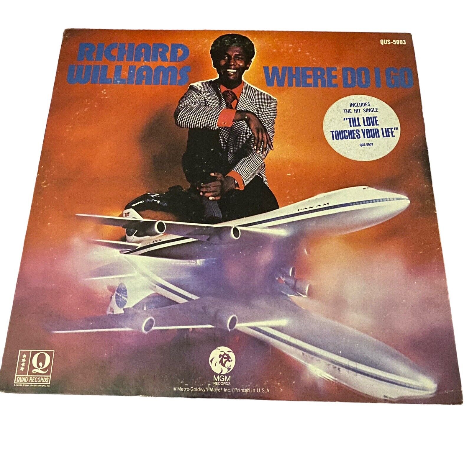 RICHARD WILLIAMS Where Do I Go LP VG+ 1971 Johnny Pate Riz Ortolani DJ Album