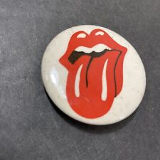 Vintage 1980's Rolling Stones Pinback Button Mick Jagger picture