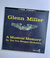 GLENN MILLER A MUSICAL MEMORY TEX MORGAN VINYL LP CORONET RECORDS VG picture