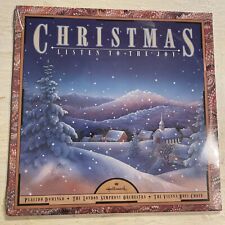 Placido Domingo Christmas Listen To The Joy LP Hallmark Stereo Holiday SEALED picture