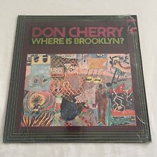 DON CHERRY Where Is Brooklyn? BLUE NOTE LP Van Gelder SHRINK Free Jazz Record picture