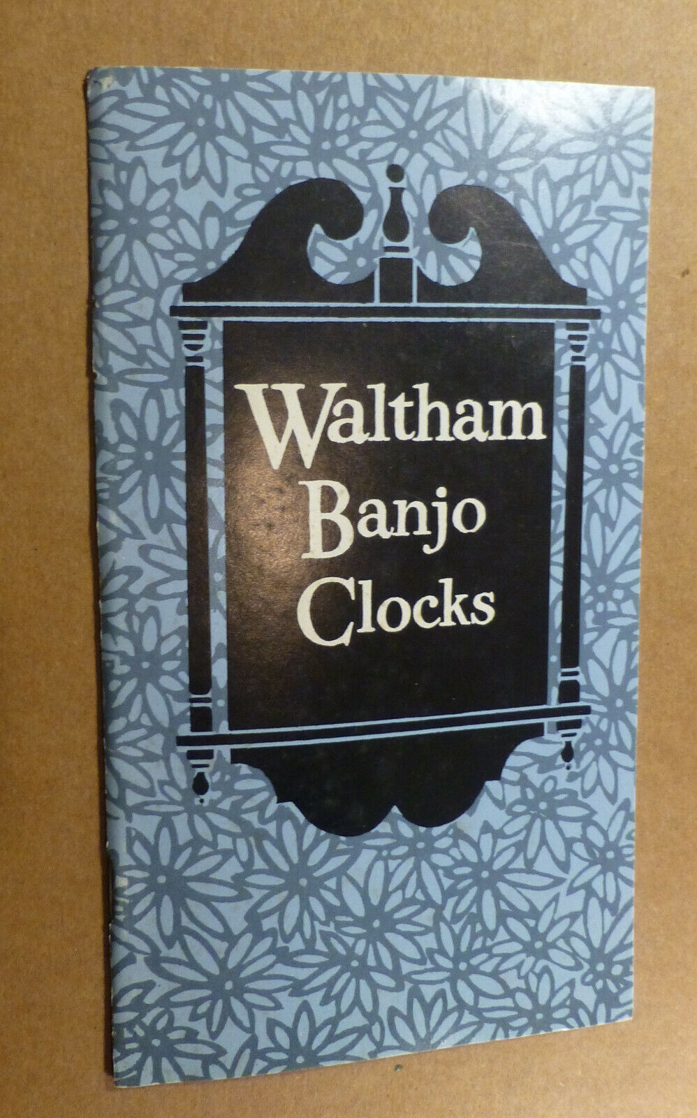 Vintage Pamphlet - Waltham Banjo Clocks  -   -BEST OFFER -