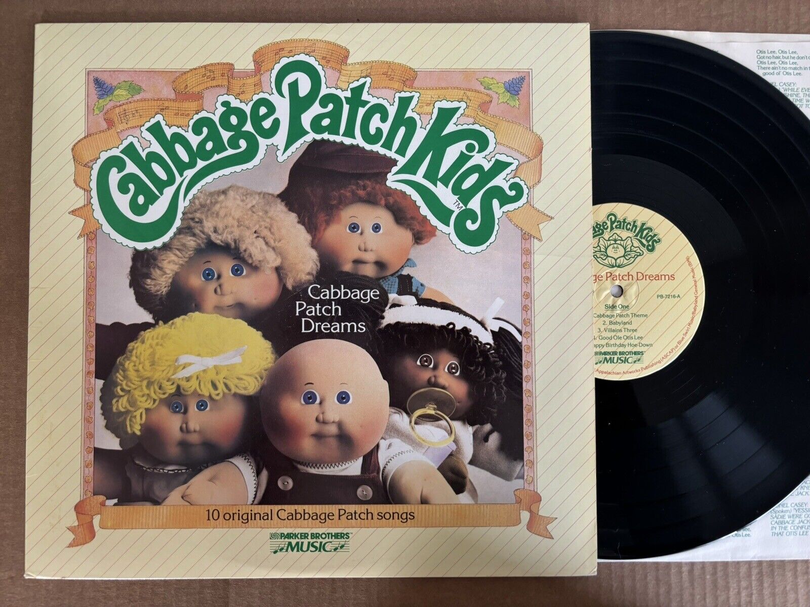 Cabbage Patch Kids – Cabbage Patch Dreams 1984 Vinyl VG++