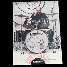 Signed Cheap Tricks  Bun E Carlos on a Ludwig  Drums Promo Poster  (17 x 23) picture