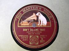 1928 HELEN KANE Betty Boop Dont Be like that/ Me and the Man in Moon HMV B-2977 picture