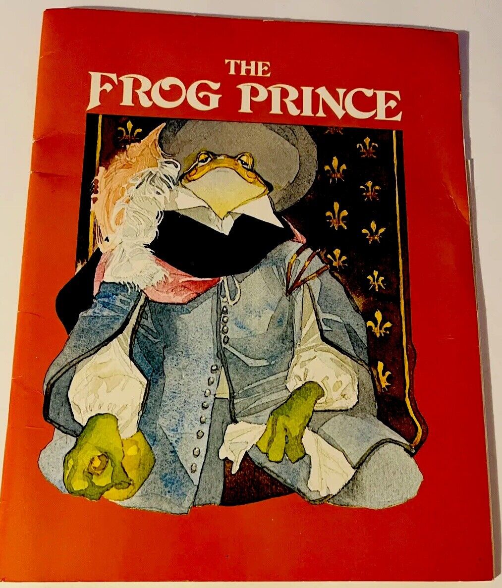 Vintage 1979 Troll Associates THE FROG PRINCE Book 45 Record Read Along Children