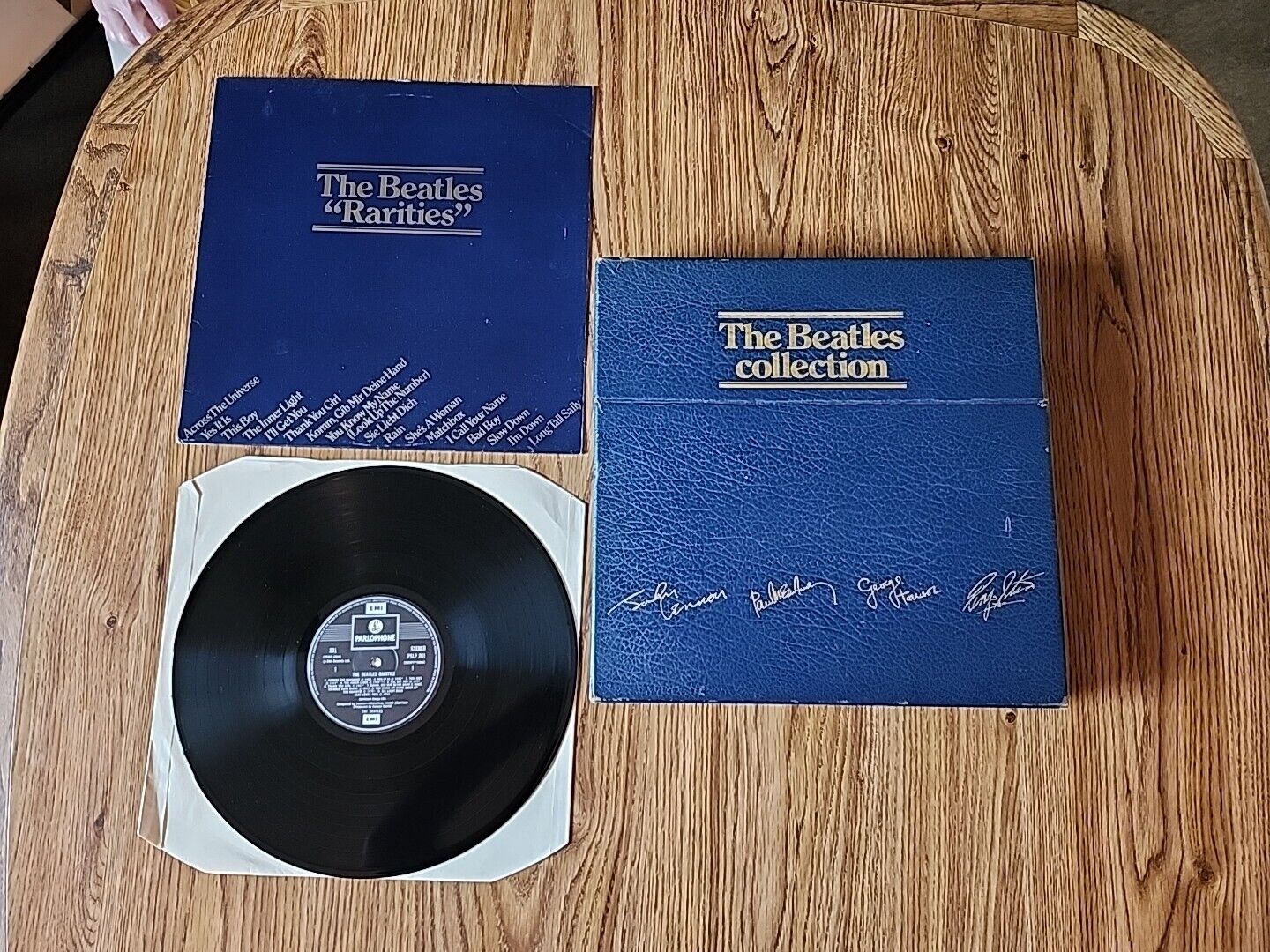 The Beatles Collection BC 13 UK 1982 stereo vinyl box only + Rarities LP vg cond