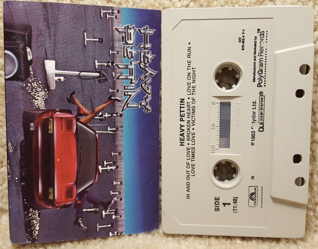 Vintage 1983 Cassette Tape Heavy Pettin Self Titled Album PolyGram Records