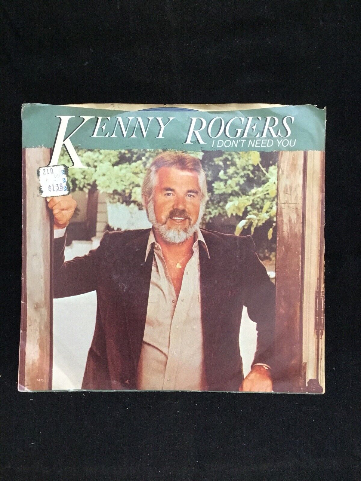 Lot Of 6 Vintage 45 Kenny Rogers Records. #V58