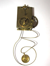 Antique American weight driven banjo wall clock movement parts/repair untested picture