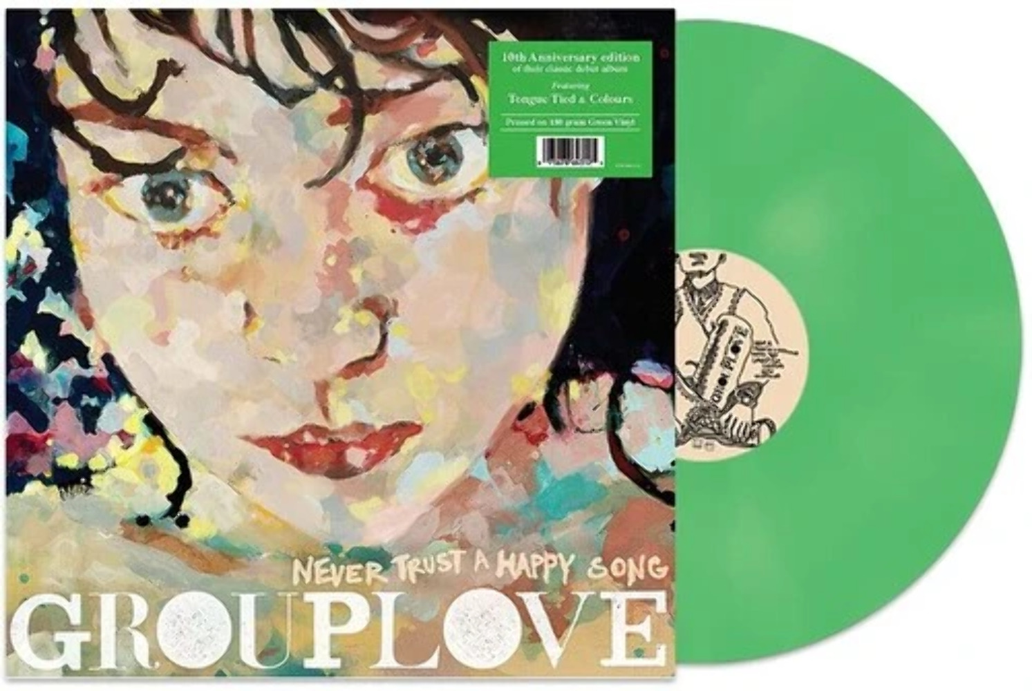 Grouplove - Never Trust A Happy Song [Limited Edition Green Vinyl] NEW Sealed