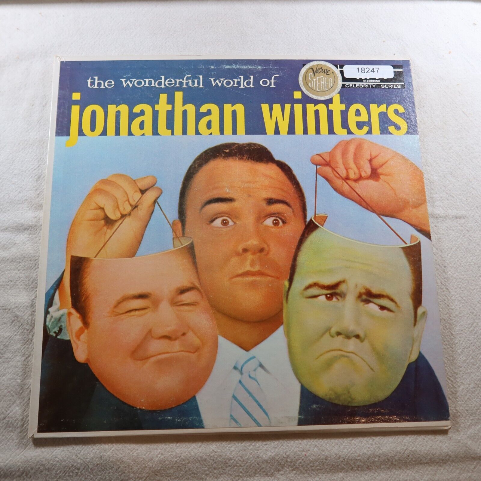 Jonathan Winters The Wonderful World   Record Album Vinyl LP