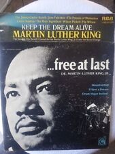 Lot 2 Vintage Dr Martin Luther King Jr. LPs Free At Last & Keep  The Dream Alive picture