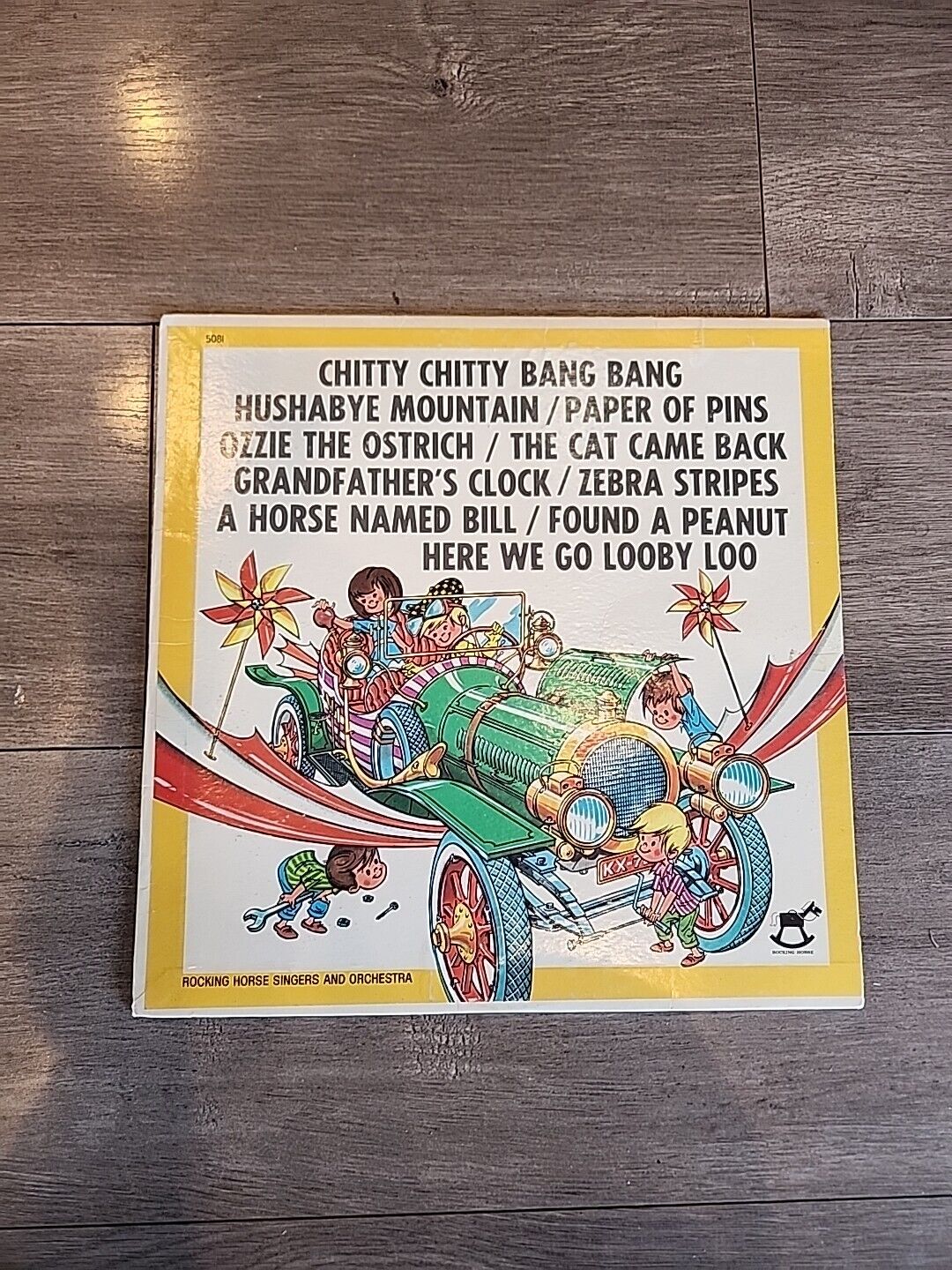 Vtg Rocking Horse Players Orchestra Vinyl LP Record Chitty Bang Childrens Songs