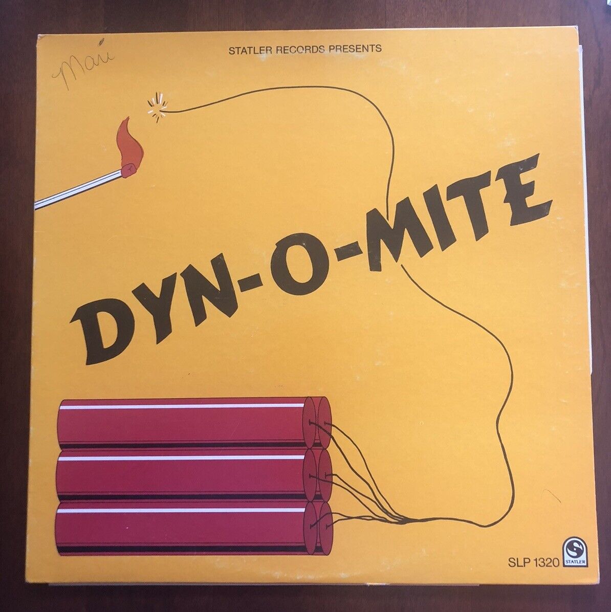 Statler Dyn-O-Mite LP  Jazz Dance Rock “Dirty White Boy” Cover Charming Private