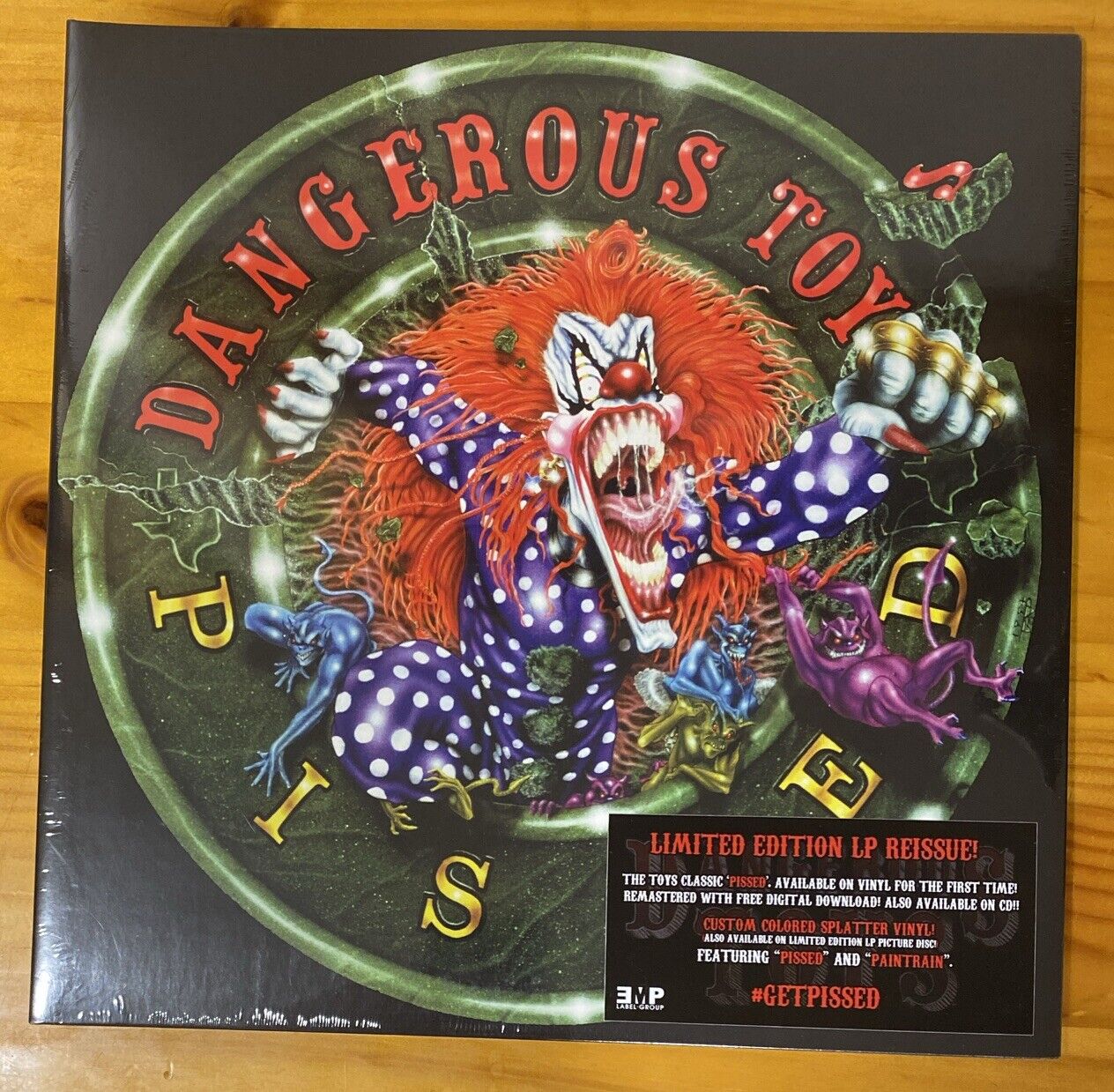 ￼ Dangerous Toys – Pissed 2017 Limited Edition, Custom Colored Splatter Vinyl