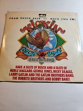 BUSCH BEER & WBCN (104 FM) KICKIN ROCK & ROLL CBS RECORD  PS & 33 RPM VG+ F175 picture