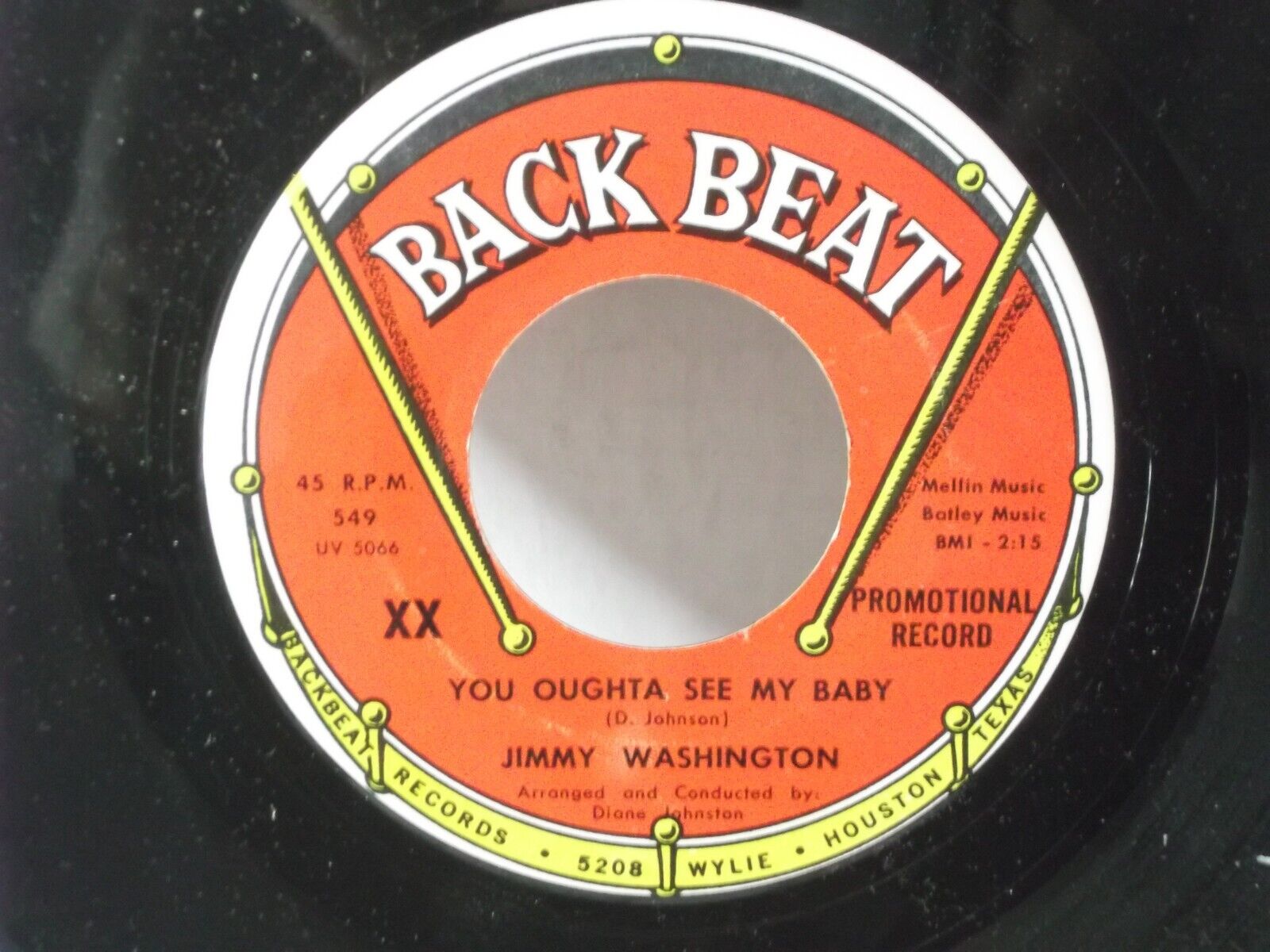 Jimmy Washington,Back Beat 549,\