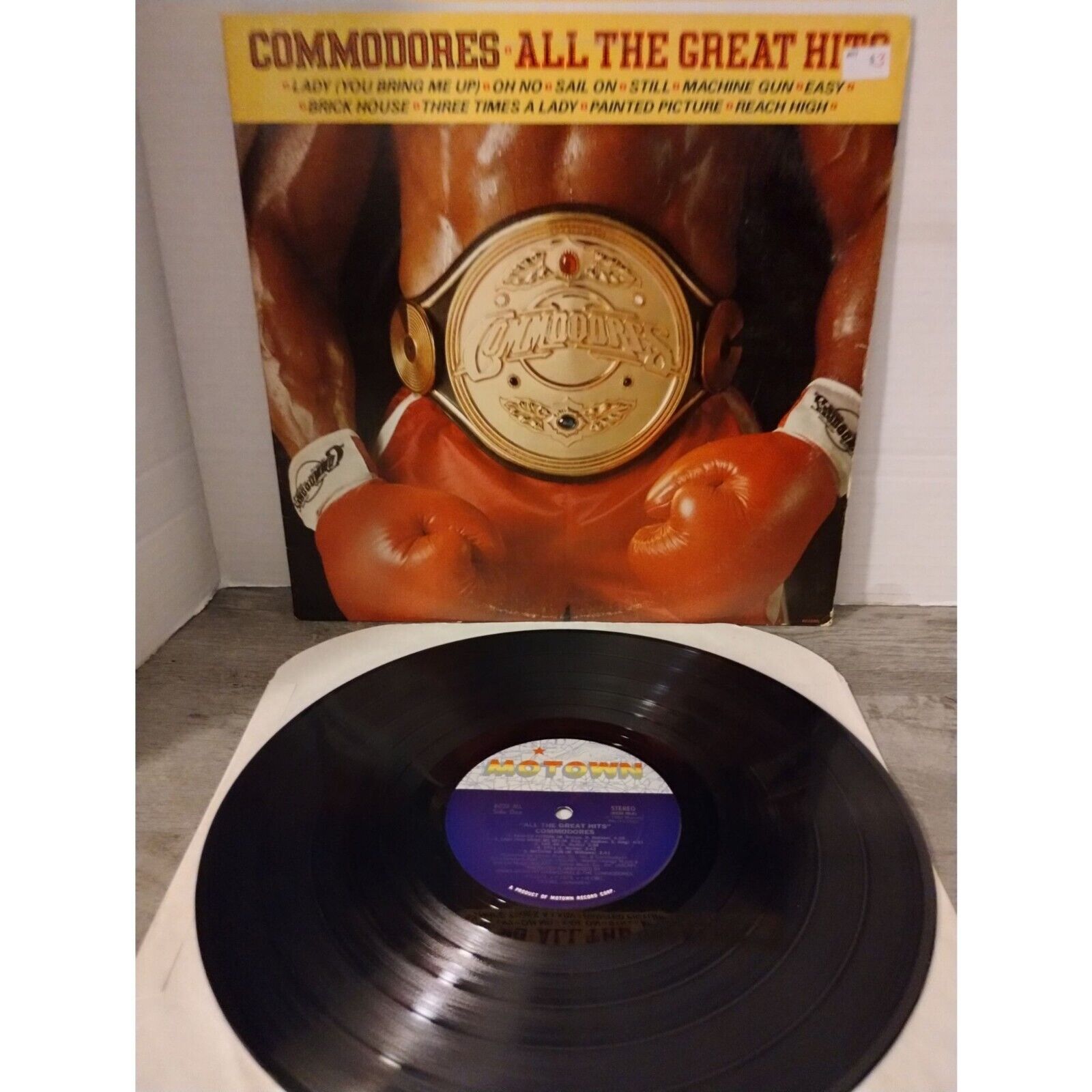 Commodores  All The Great Hits Motown 6028ML US 1982 LP