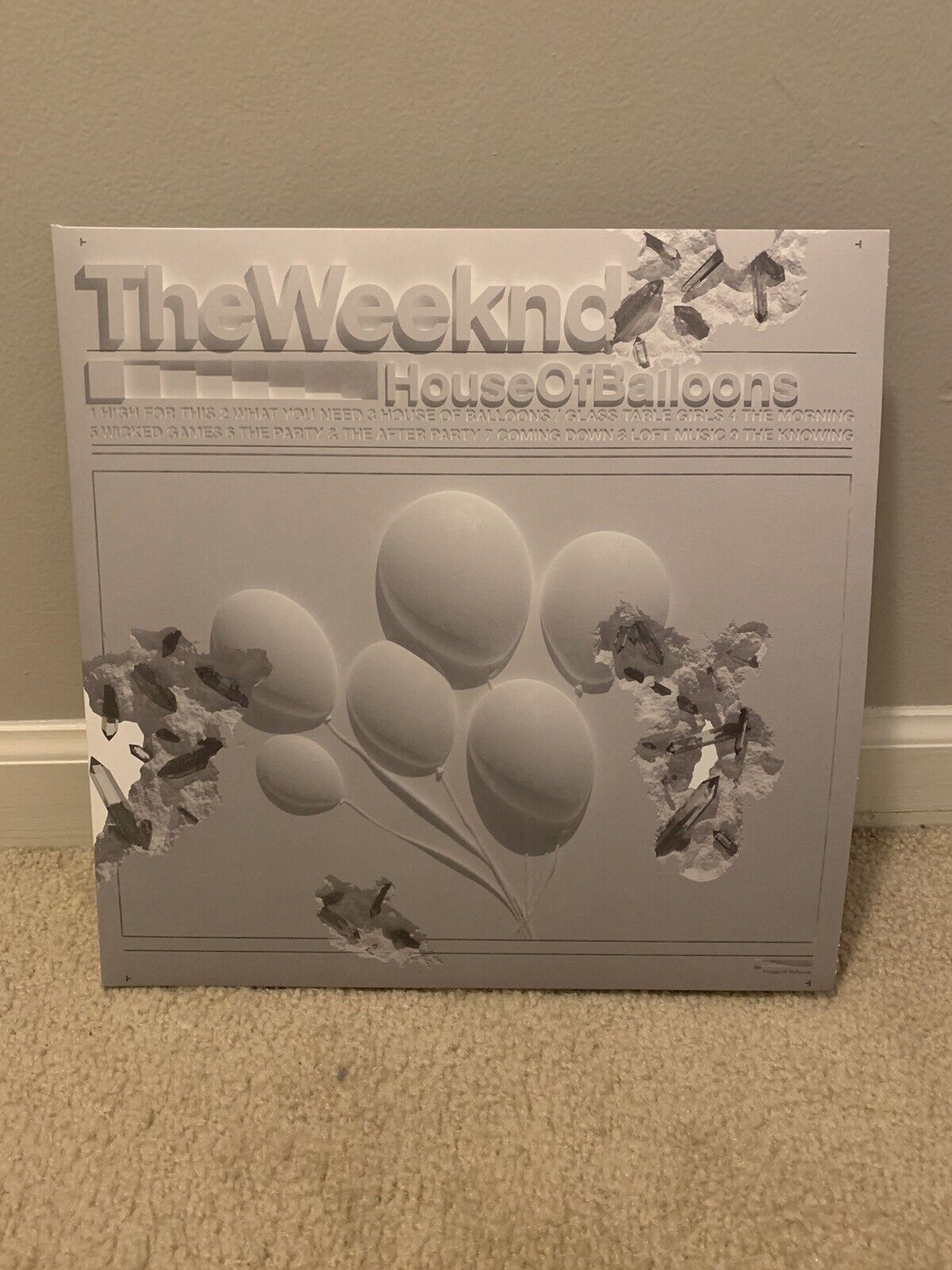 The Weeknd House Of Balloons Clear Vinyl Anniversary Daniel Arsham -Unsealed
