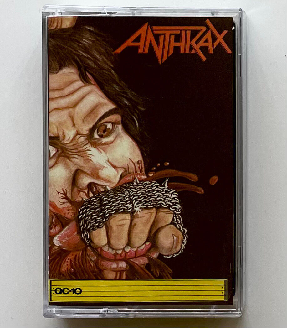 BANZAI Vtg 1984 ANTHRAX Album FISTFUL OF METAL Cassette TAPE Lp OG NEAR MINT