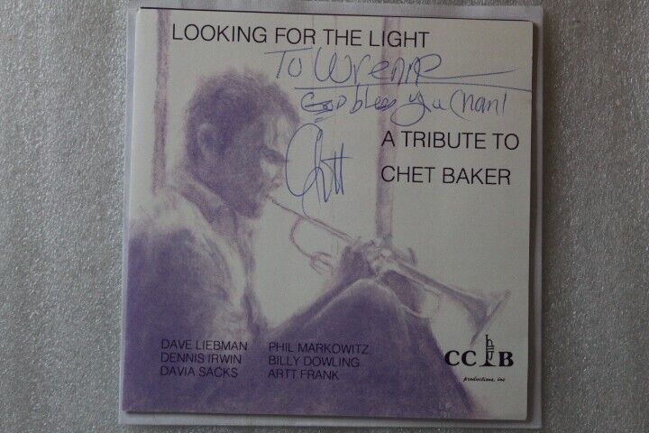 David Liebman – Looking For The Light (A Tribute To Chet Baker) CD Jazz Signed