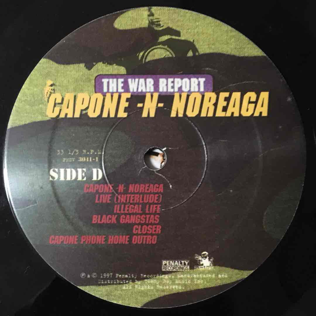 Capone N Noreaga The War Report PROMO CLEAN Vinyl 2xLP OG 1997 1st Pressing
