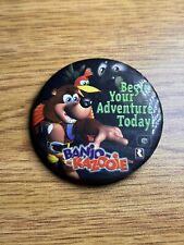 VINTAGE Banjo Kazooie Button Pin Nintendo 64 Promo picture