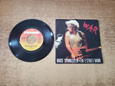 AUTOGRAPHED 1980s VG++ BRUCE SPRINGSTEEN WAR/Merry Christmas Baby 06432 45 picture