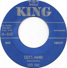 COZY COLE Cozy's Mambo on King Latin mod popcorn R&B instro 45 HEAR picture
