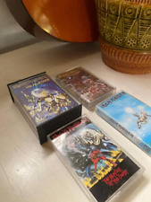 Job Lot Iron Maiden Cassette Tapes Lot Bundle Hard Rock Music Concert Audio Tape picture
