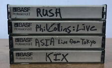 Set Lot 4 Vtg BASF Professional II 90 Various Artist Mixes Cassette Tapes picture