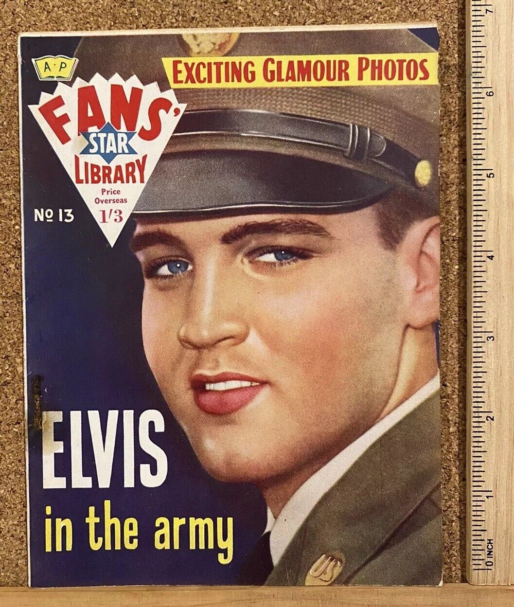 VINTAGE 1959 ELVIS PRESLEY IN THE ARMY ENGLISH FAN'S STAR LIBRARY PHOTO MAGAZINE