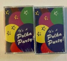 Vintage IT'S A POLKA PARTY 2 TAPES-FACTORY SEALED Audio Cassette Tape-RARE picture