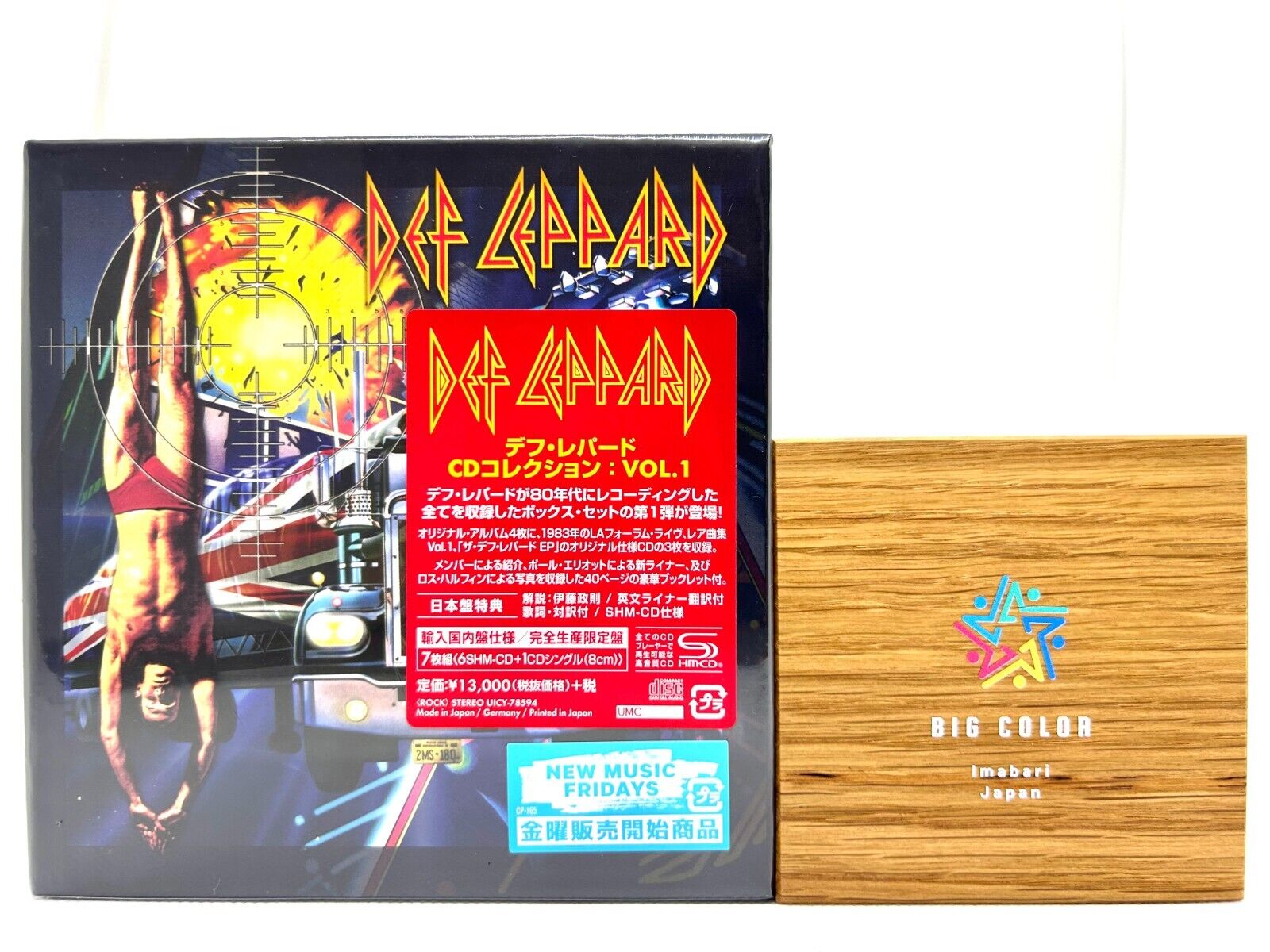 Def Leppard CD Collection Vol.1 2 3 JAPAN SHM CD Limited Edition with Booklet