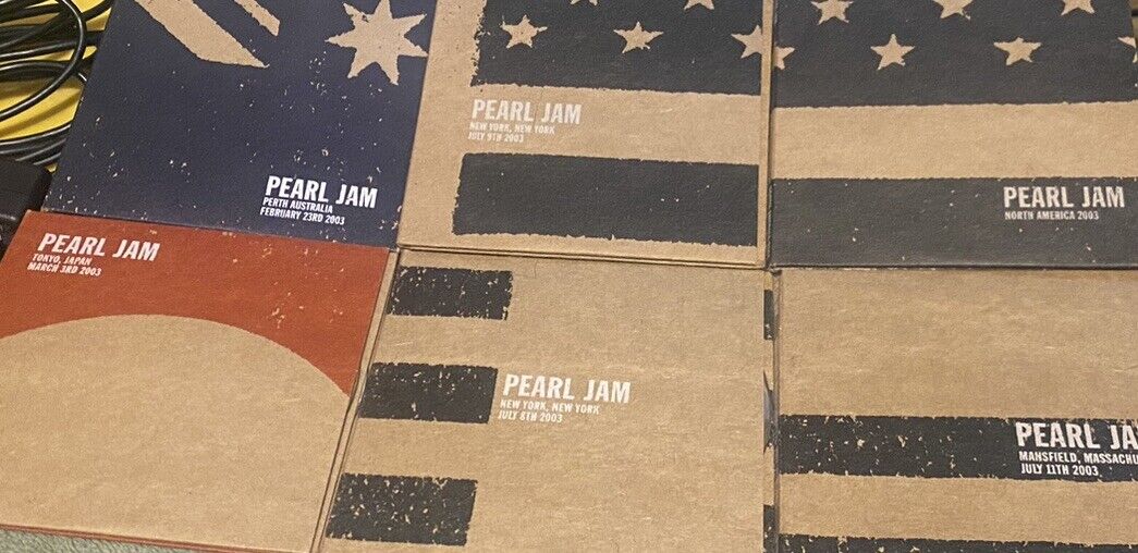 Pearl Jam 14 Live CD Lot 2003 Eddie Vedder Seattle Rock Grunge Stone Mccready