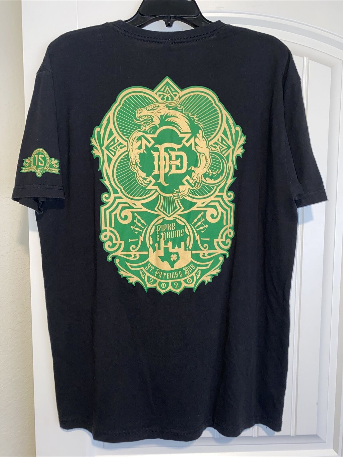 Dallas Fire Department Pipes And Drums Morale 2020 T Shirt XL *AS-IS*