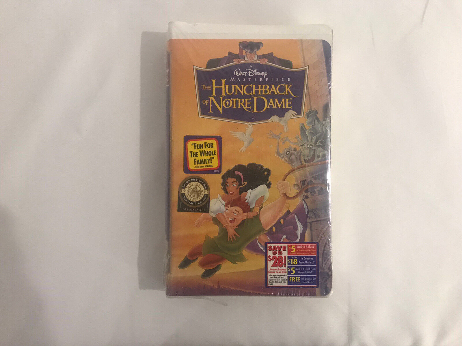 The Hunchback Of Notre Dame (VHS, 1997) Masterpiece Collection. New/Sealed