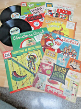 VINTAGE LOT OF 10- 78 RPM CHILDREN'S RECORDS 1940'S TO 1950 RECORDS picture