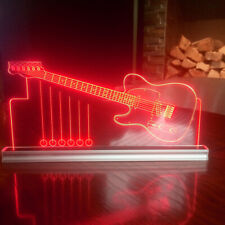 Fender Telecaster guitar LED Lamp - colour of light can be filtered picture