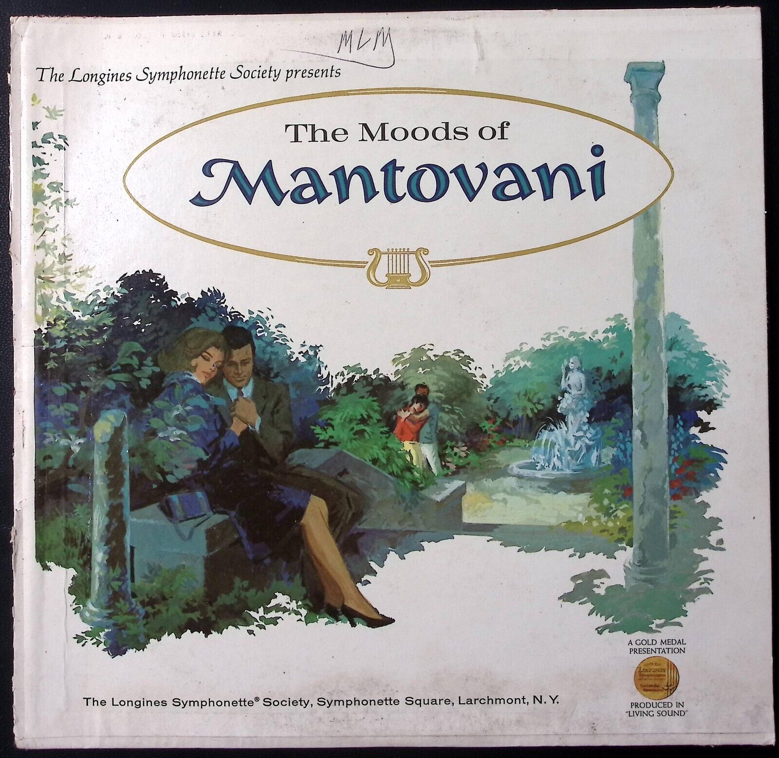 MANTOVANI  THE MOODS OF MANTOVANI  LONGINES SYMPHONETTE SOCIETY VINYL LP 183-53