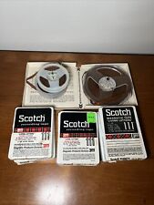 Scotch Lot Of 10 Recording Tapes 111 ~2000 FT. 3-5” Used Reel To Reel Tape picture