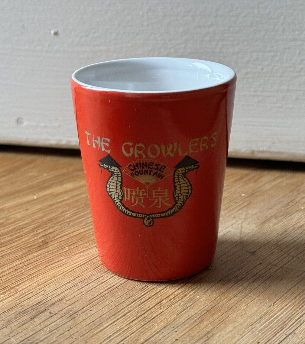 The Growlers Chinese Fountain Rare Shot Glass