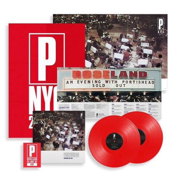 PORTISHEAD Roseland NYC Live LP 25th Anniversary Limited Red Vinyl PRESALE 4/26