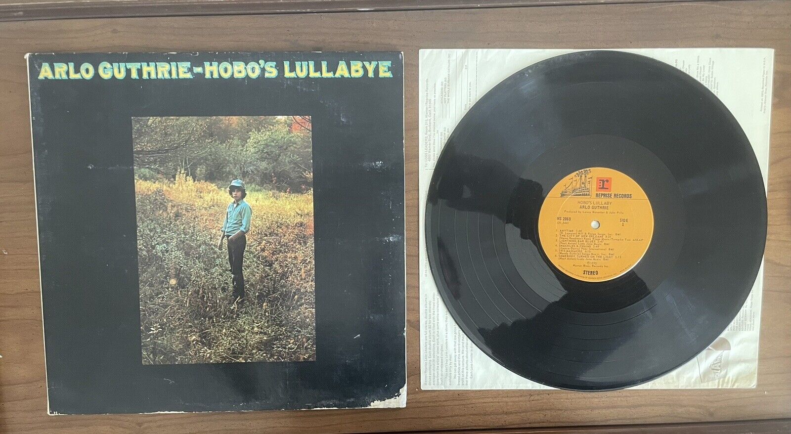 Arlo Guthrie Hobos Lullaby Vinyl LP 1972 MS2060 Reprise Records Rare Vintage
