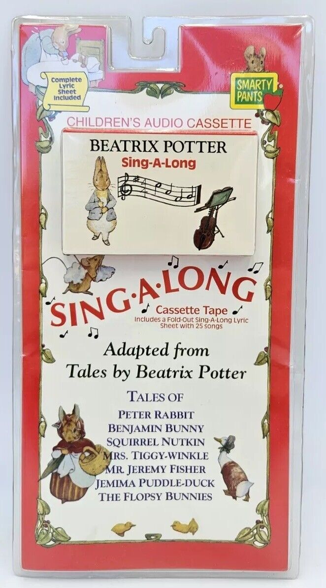 Vintage 1993 New Children\'s Audio Cassette Tape Sing A Long Beatrix Potter