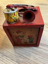 Vintage Enesco 1979 Christmas Music Box Used WORKS picture