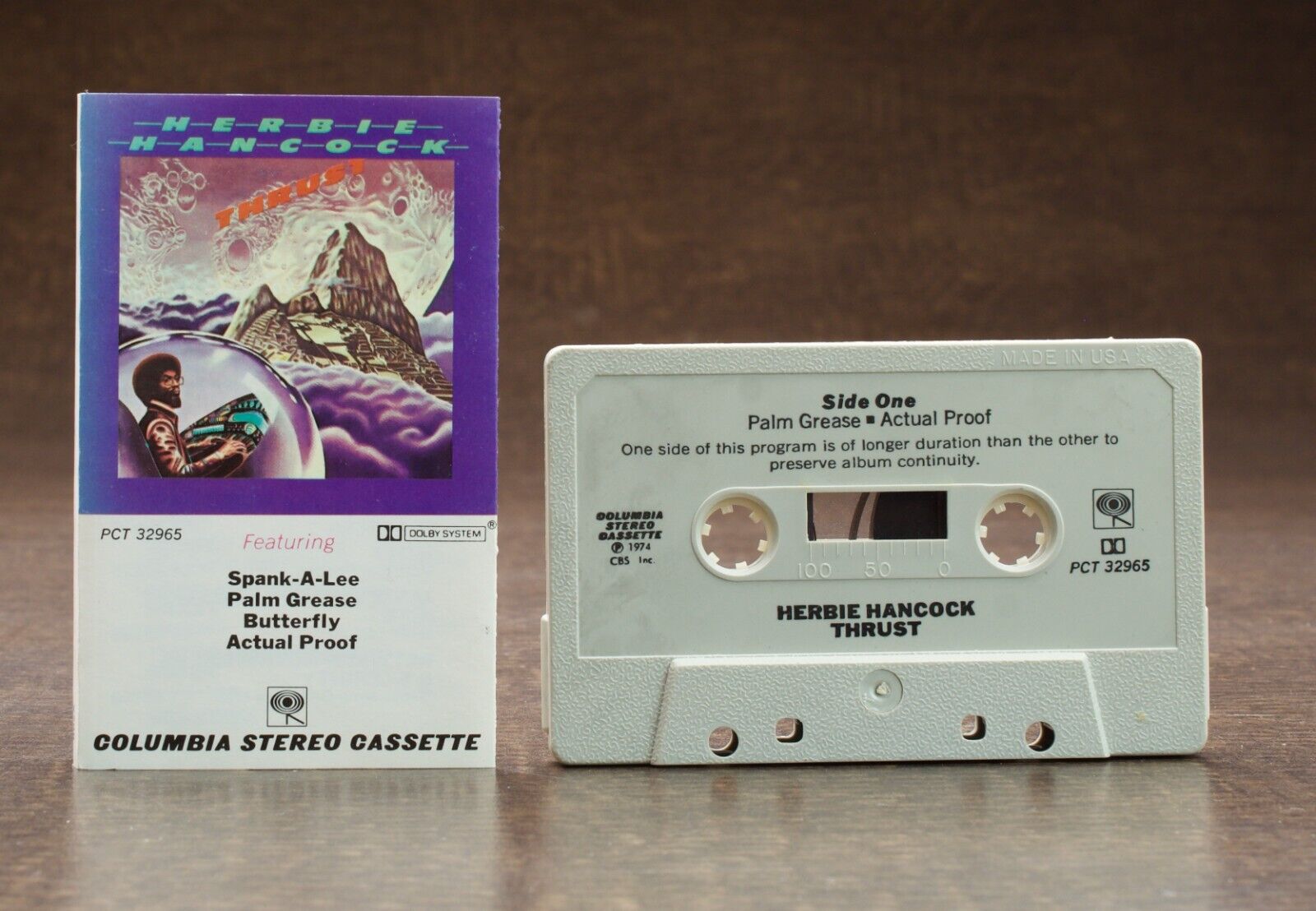 Herbie Hancock Thrust Cassette Tape